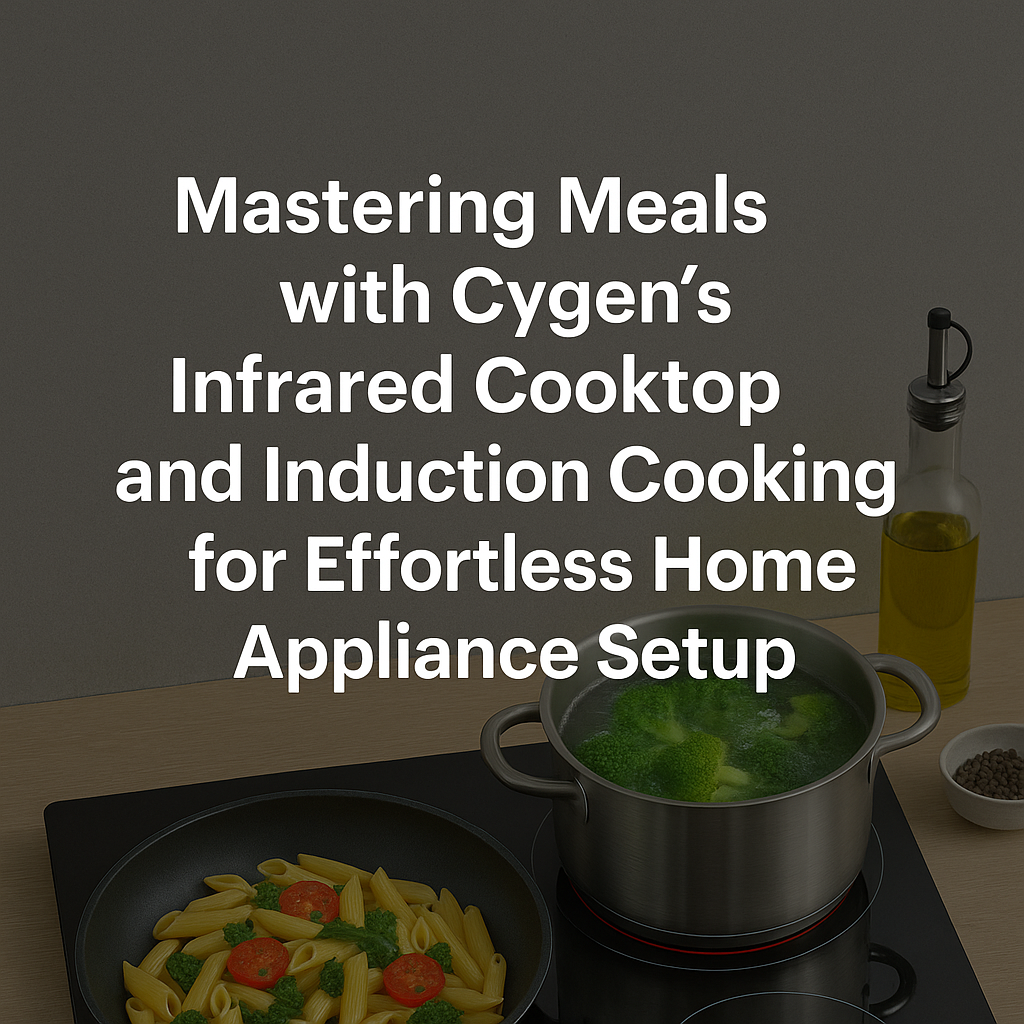 Mastering Meals with Cygen's Infrared Cooktop and Induction Cooking for Effortless Home Appliances Setup