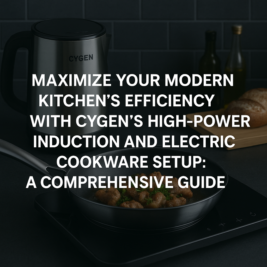 Maximize Your Modern Kitchen's Efficiency with Cygen's High-Power Induction and Electric Cookware Setup: A Comprehensive Guide