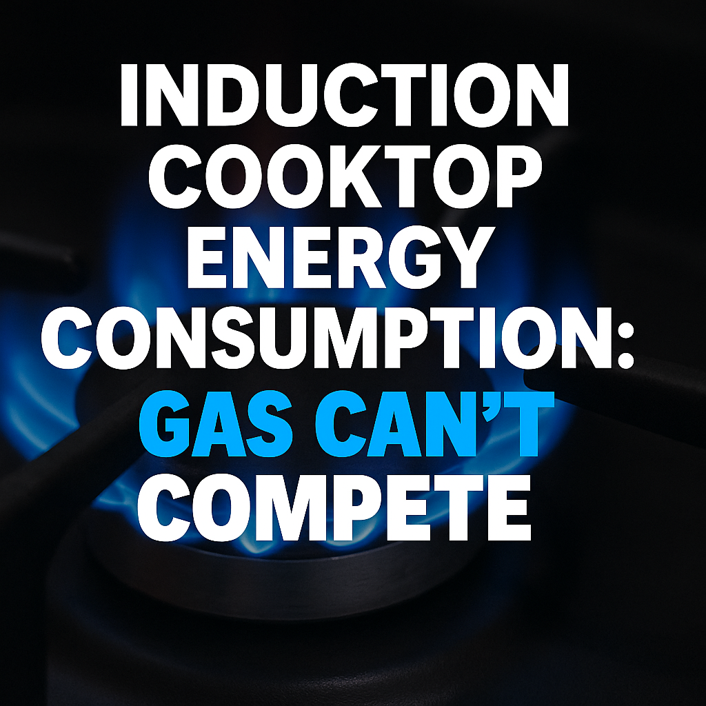 Induction Cooktop Energy Consumption: Gas Can’t Compete